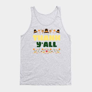 Thanksgiving Pilgrims Thankful Tank Top